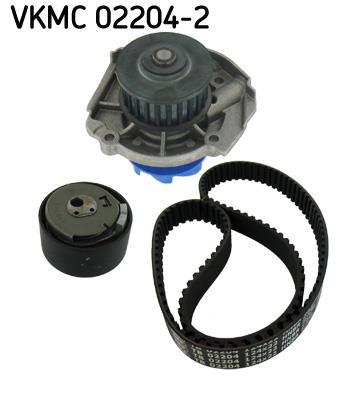 Pompe à eau + kit de courroie de distribution (Kit courroie de distribution) SKF ref. VKMC 02204-2